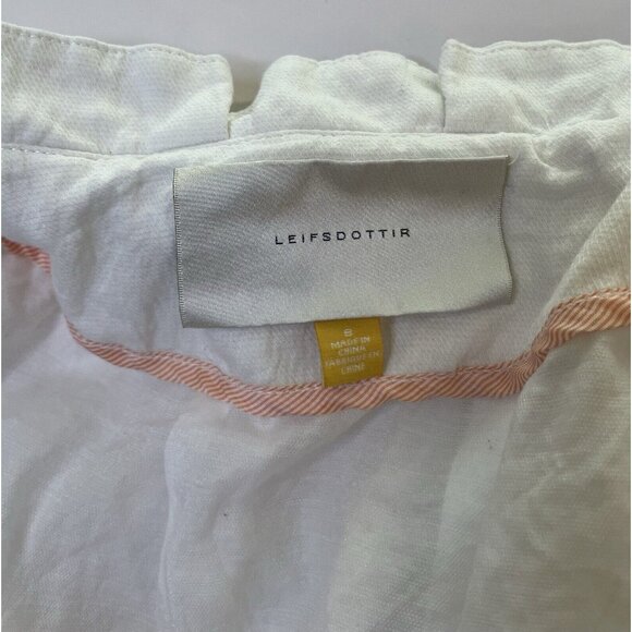 Leifsdottir Bolero Appliqué Puff Sleeve Jacket M 8 - Picture 4 of 8